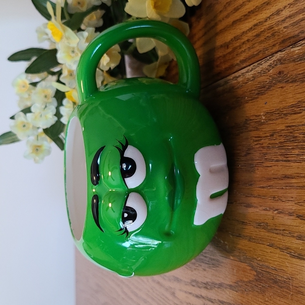 Green M&M Coffee Mug